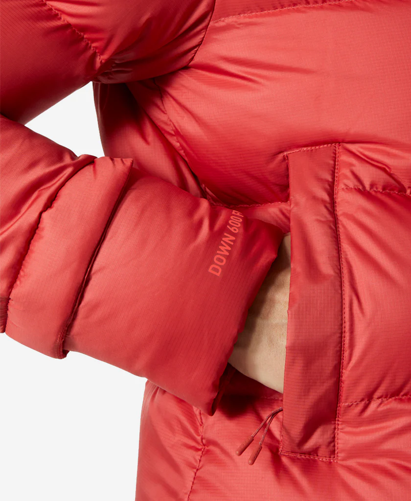 W ESSENCE DOWN JACKET, Poppy Red
