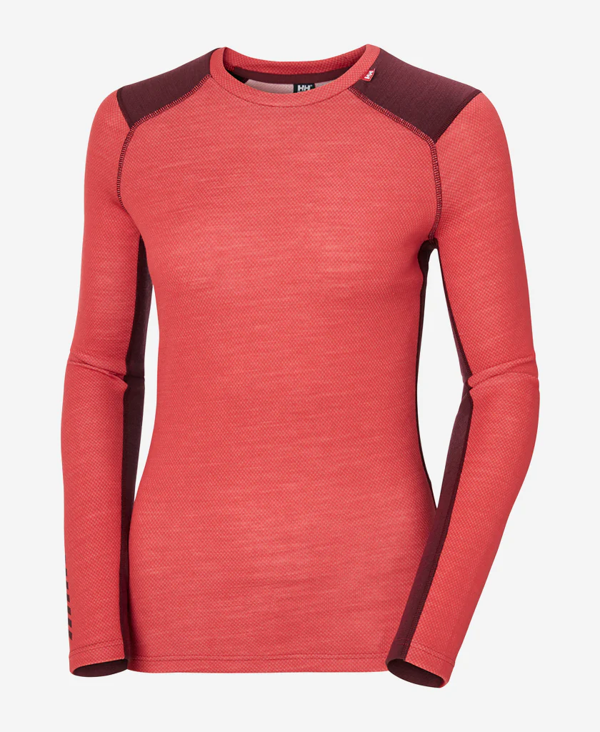 W LIFA MERINO MIDWEIGHT CREW, Poppy Red