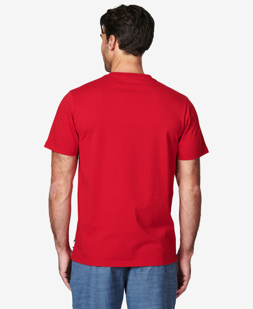 TWIN SAIL T-SHIRT, Red