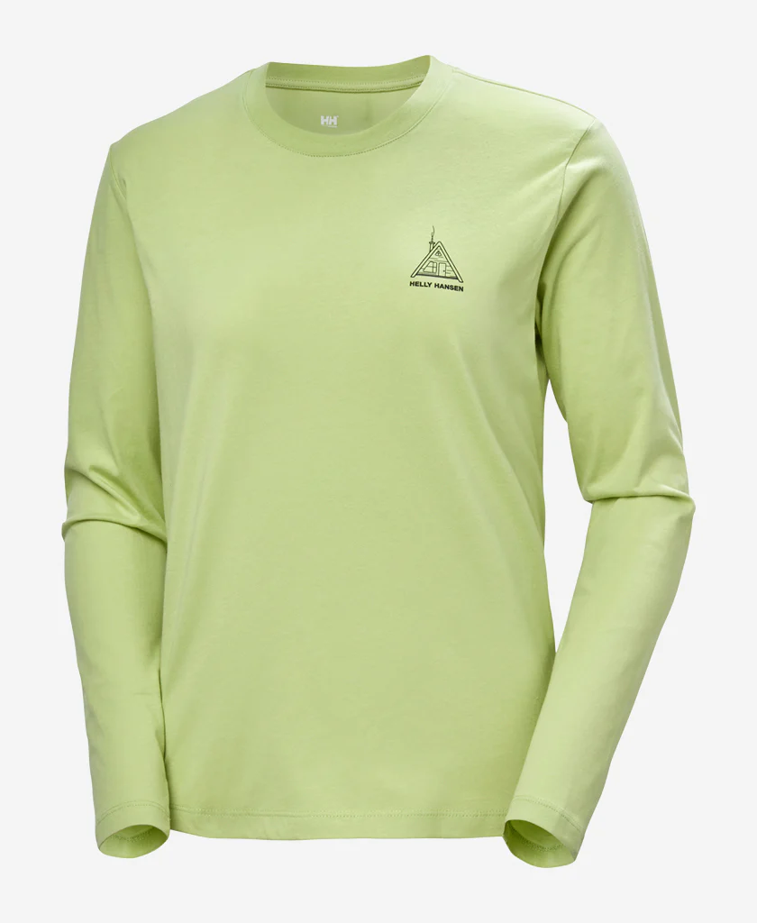 F2F W ORGANIC COTTON LS TEE, Iced Matcha