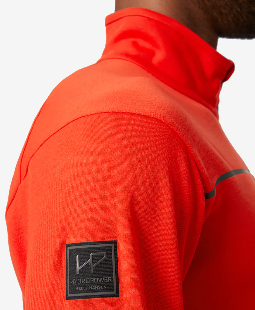 HP 1/2 ZIP PULLOVER, Alert Red