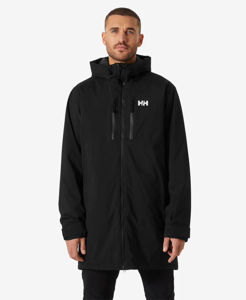 PARK INS RAIN PARKA, Black