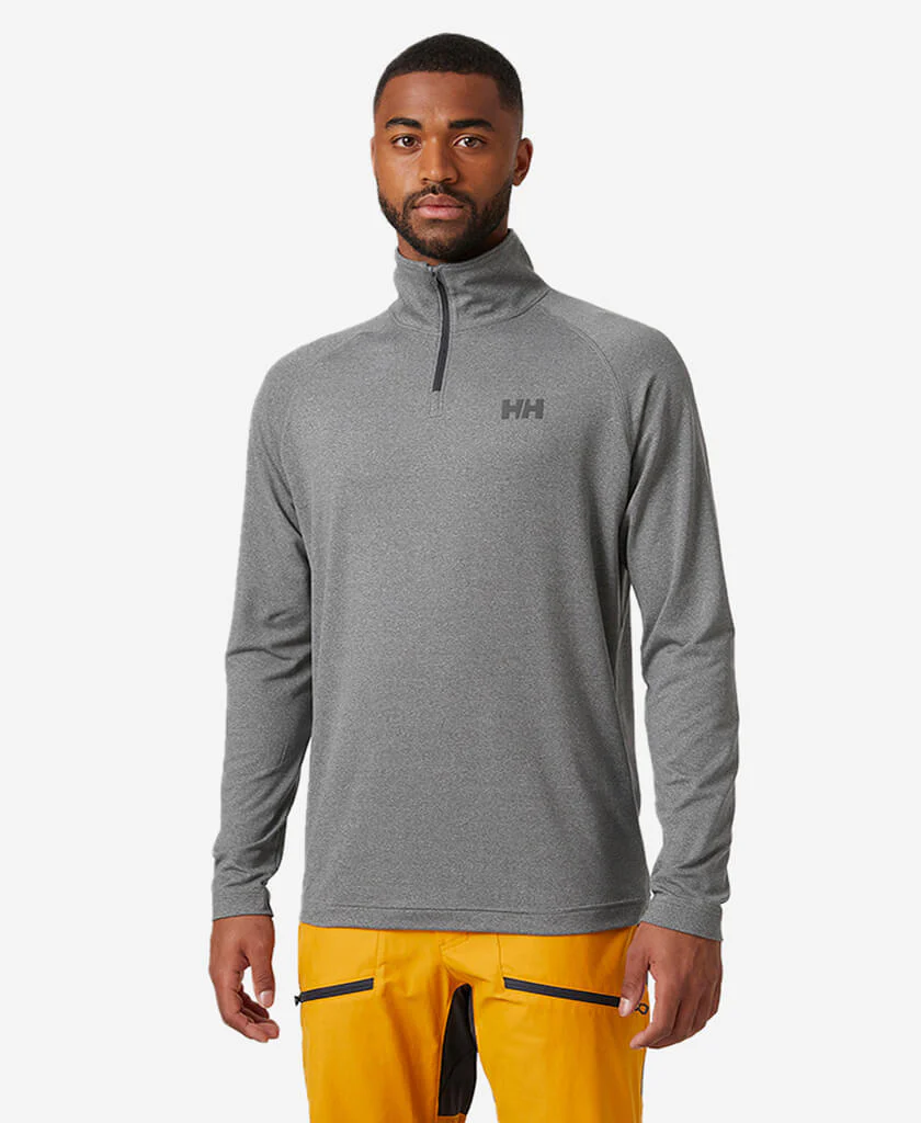 VERGLAS 1/2 ZIP, Ebony