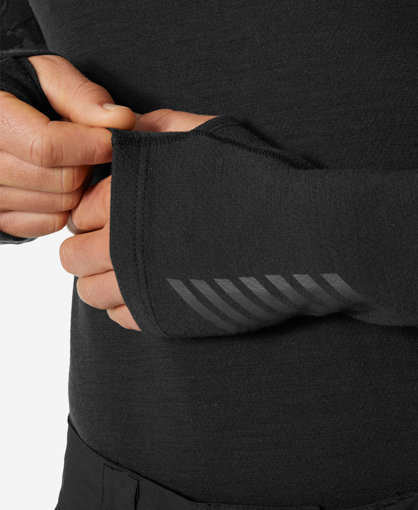 LIFA MERINO MIDW BLC HOODIE