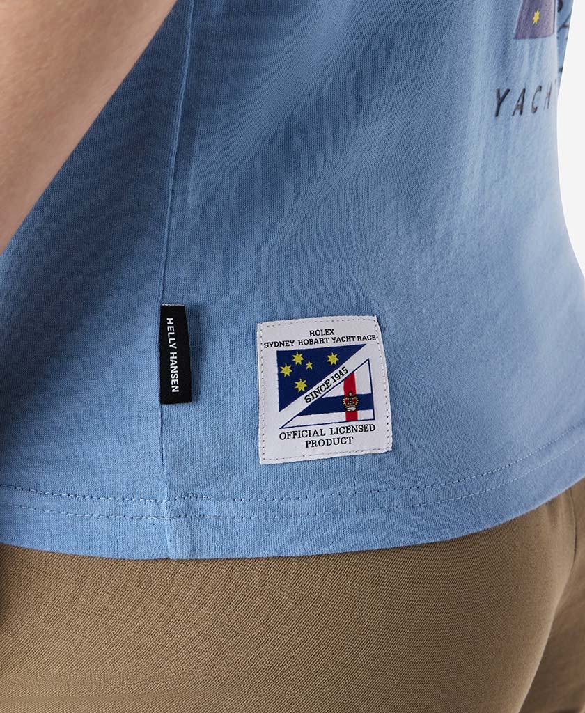 W RACELINE T-SHIRT, Bright Blue