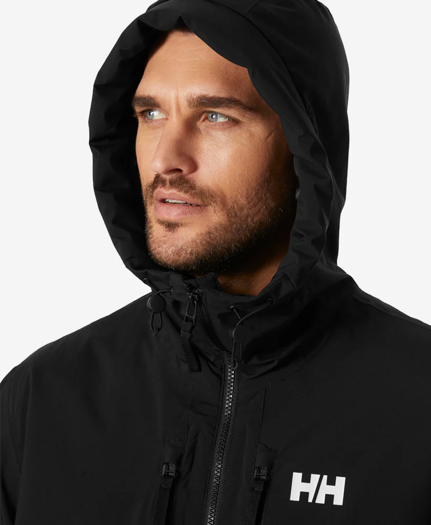 PARK INS RAIN PARKA, Black