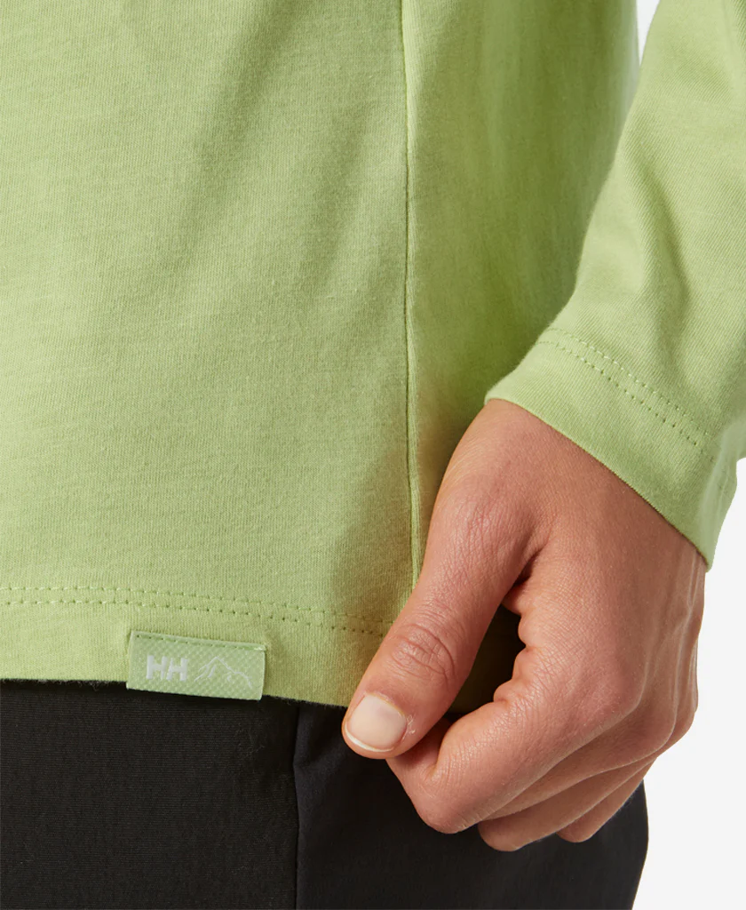 F2F W ORGANIC COTTON LS TEE, Iced Matcha