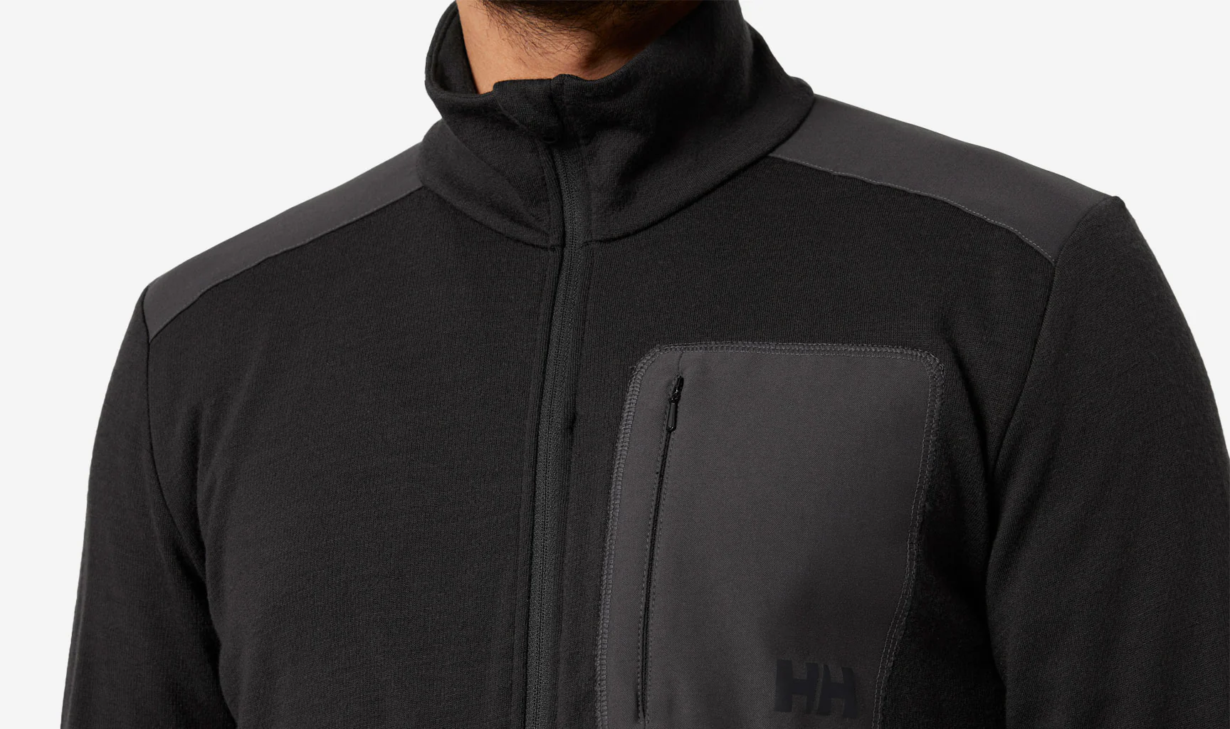 LIFA MERINO MIDLAYER, Black