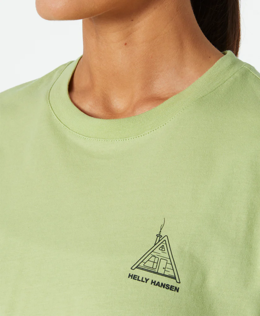 F2F W ORGANIC COTTON LS TEE, Iced Matcha