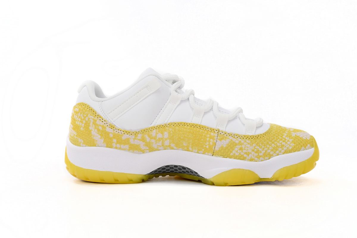Air Jordan 11 Retro Low WMNS “Yellow Snakeskin  AH7860-107
