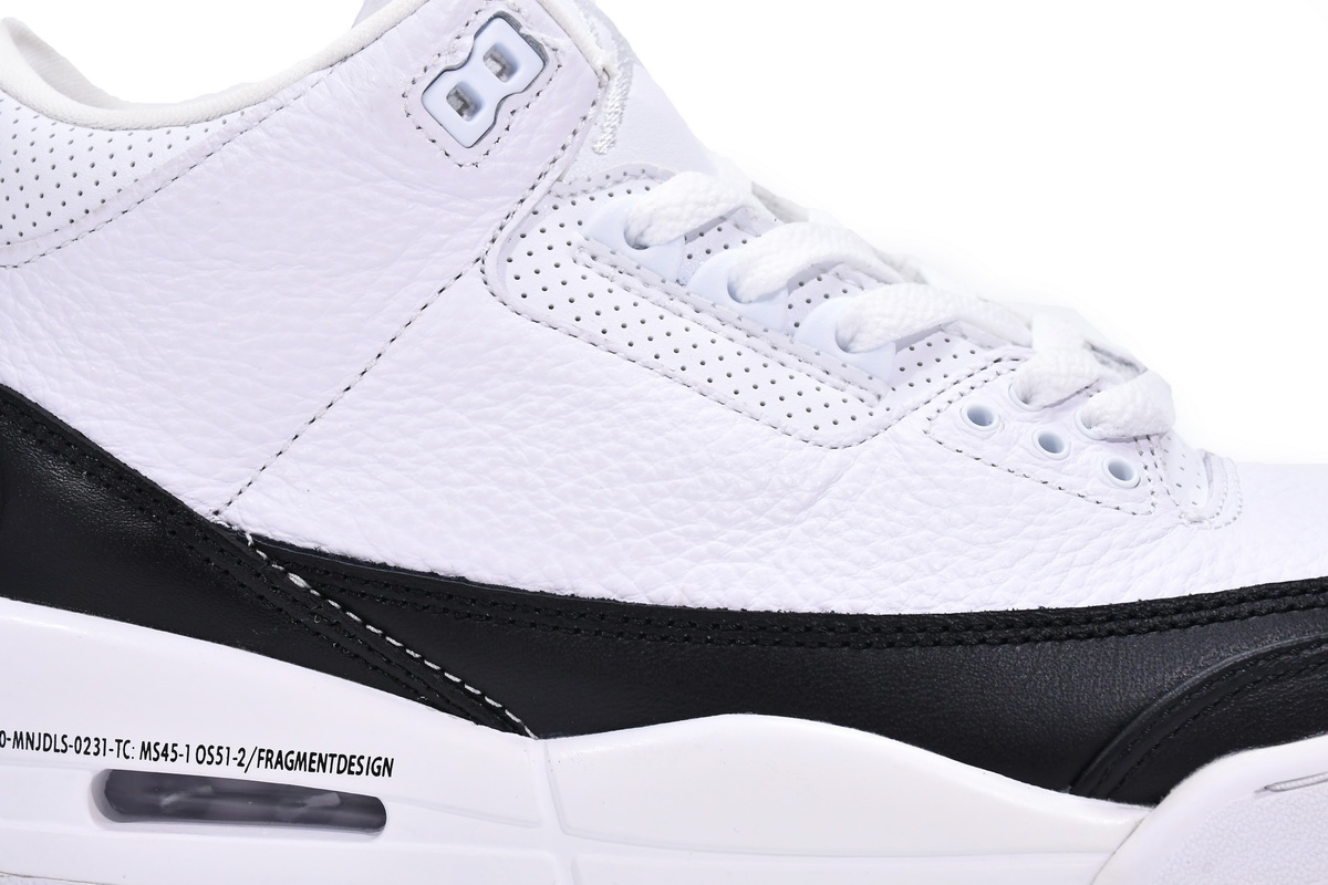 Fragment Design x Air Jordan 3 Black White DA3595-100