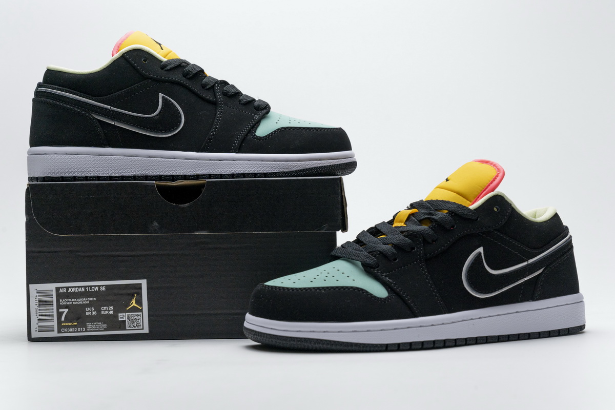 Air Jordan 1 Low SE Pink Orange Blue  CK3022-013