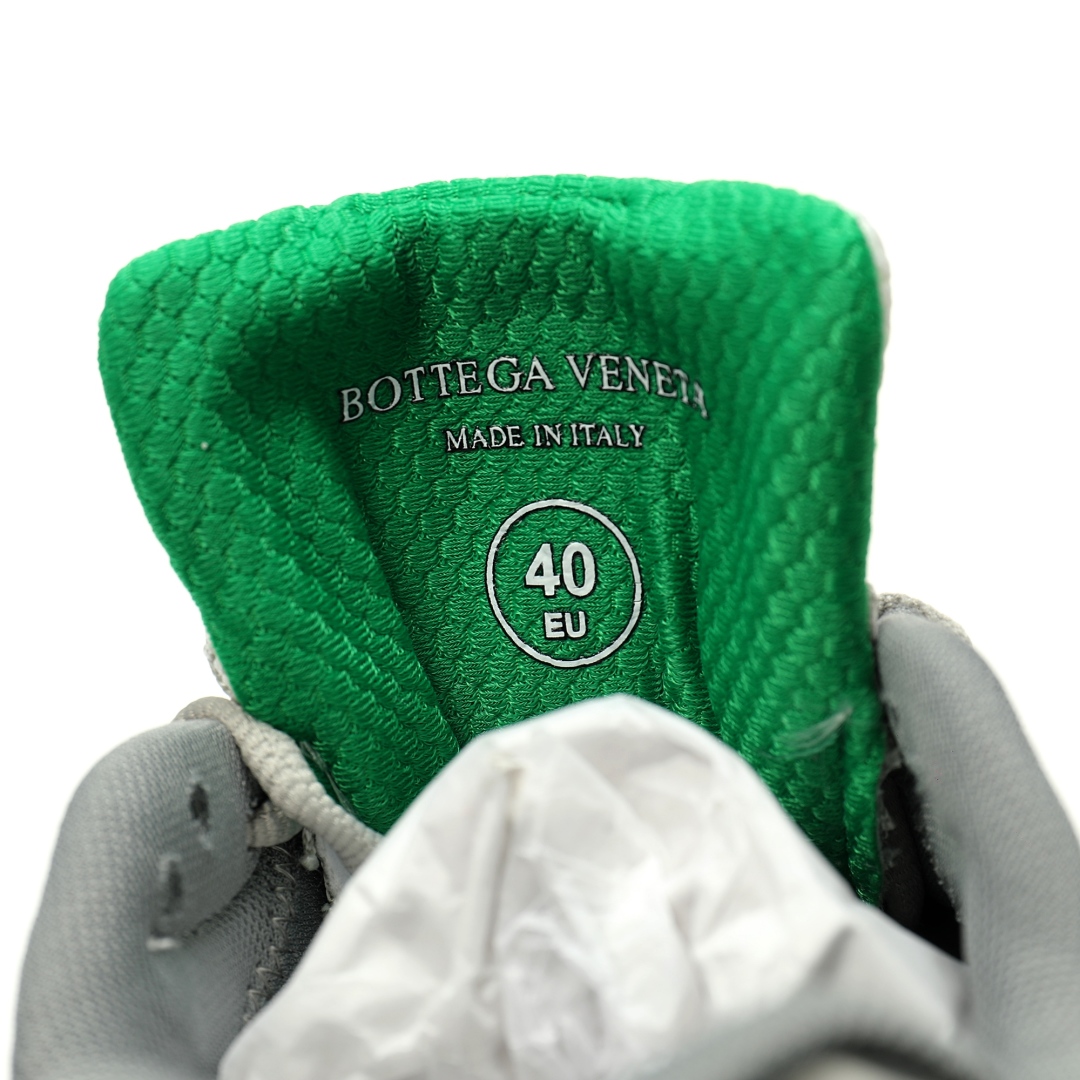 Bottega Veneta Orbit Lace-up Low Sneakers Green 741357v2x401428