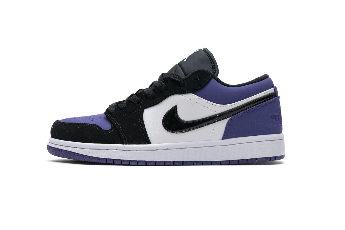 Air Jordan 1 Low Court Purple  553558-125