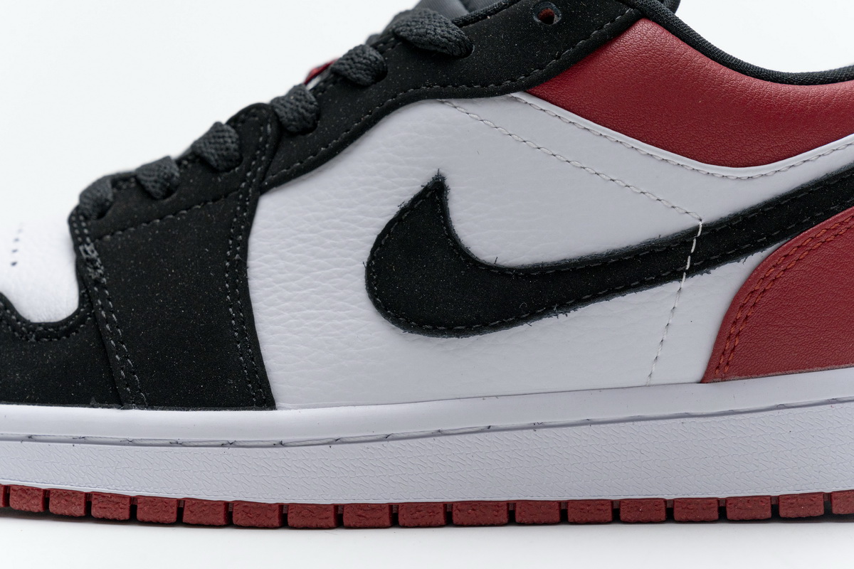 Air Jordan 1 Low Black Toe  553558-116
