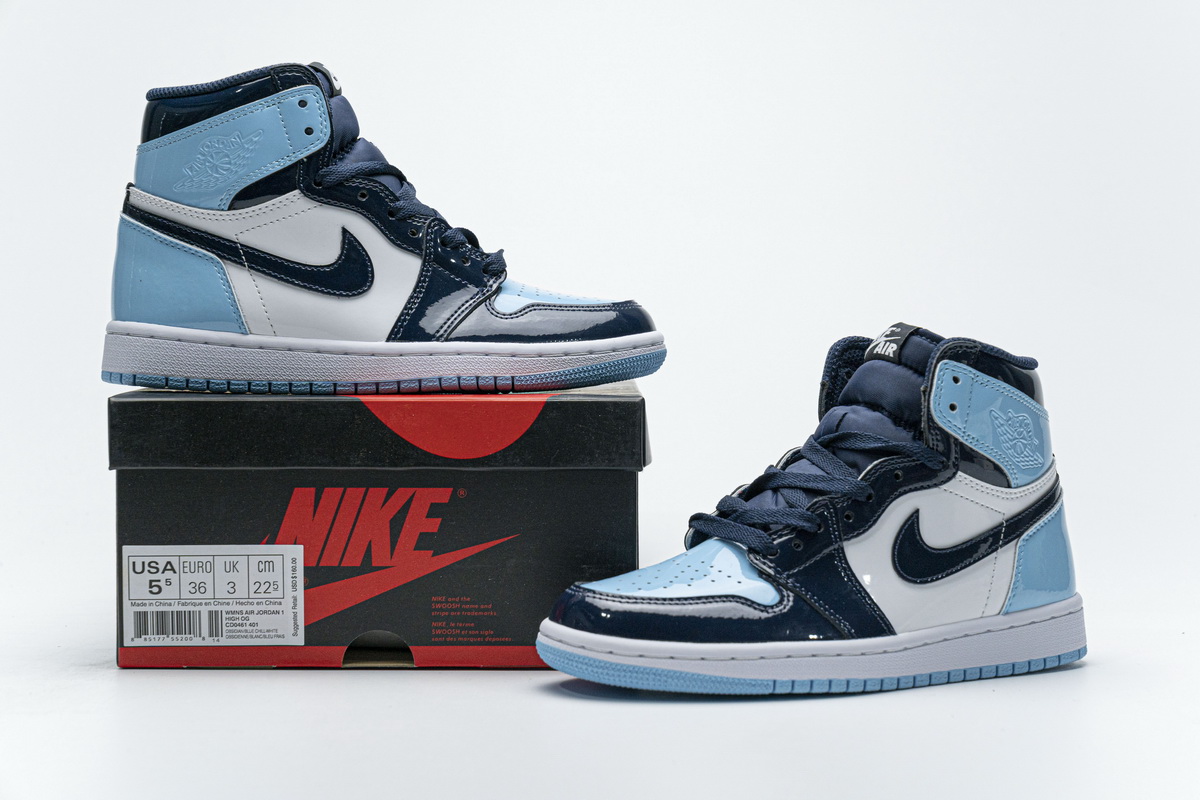 PK GOD   Air Jordan 1 Retro High OG “UNC Patent”   CD0461-401
