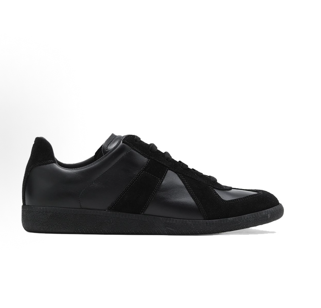 Maison Margiela Cowhide sneakers for men black S57WS0236P1897900