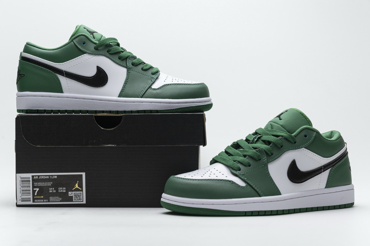 Air Jordan 1 Low Pine Green   553558-301