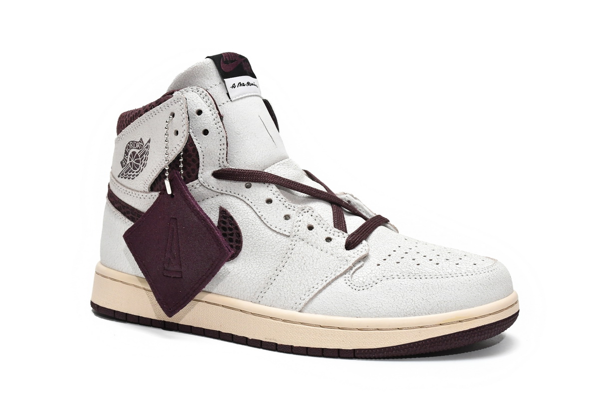 Air Jordan 1 High OG Sail and Burgundy Crush  DO7097-100