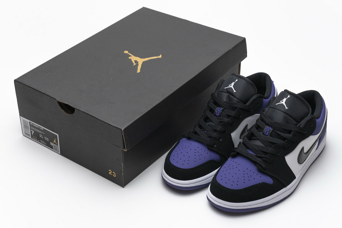 Air Jordan 1 Low Court Purple  553558-125