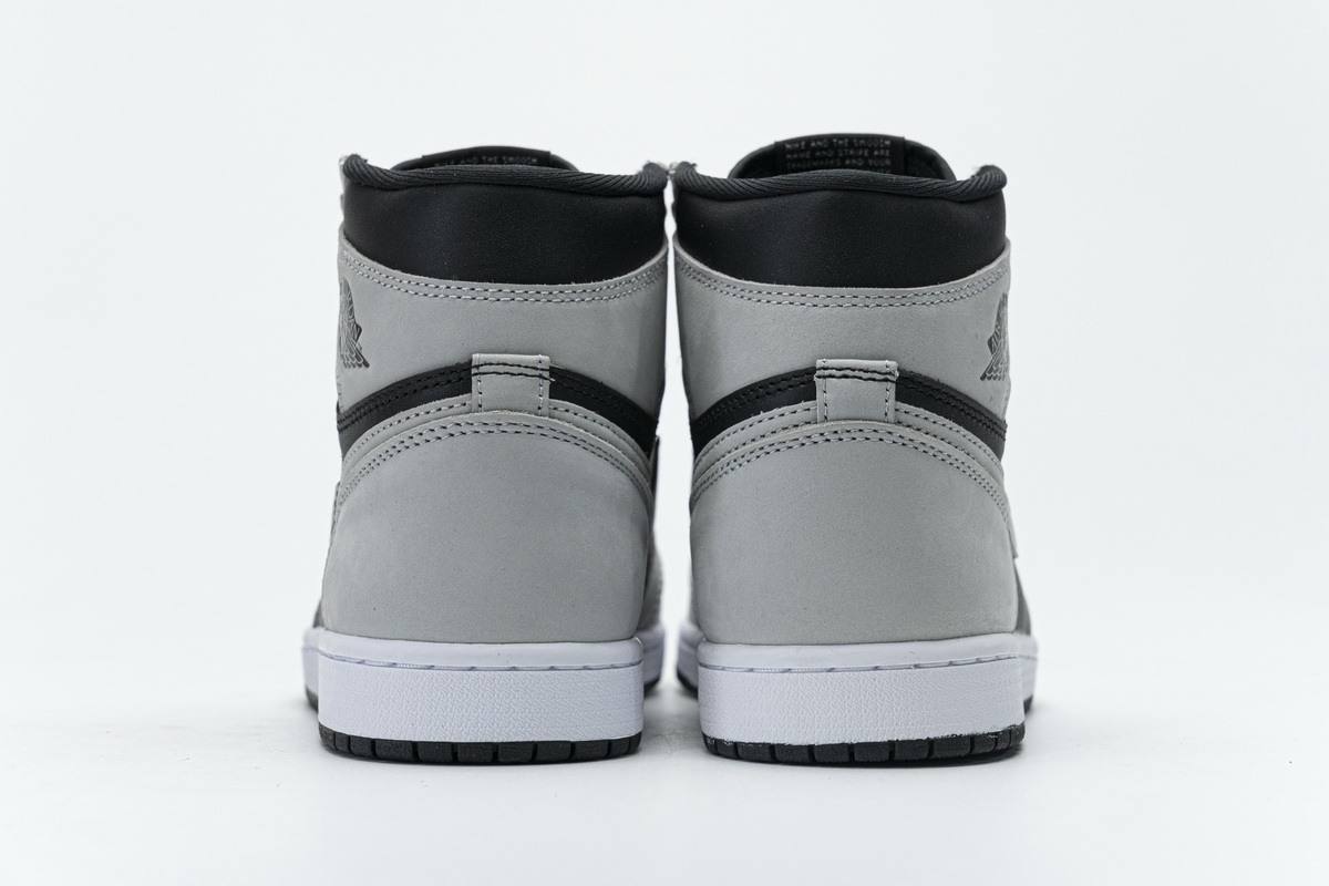 H12 Air Jordan 1 Shadow 2.0 Black Light Smoke Grey 555088-035