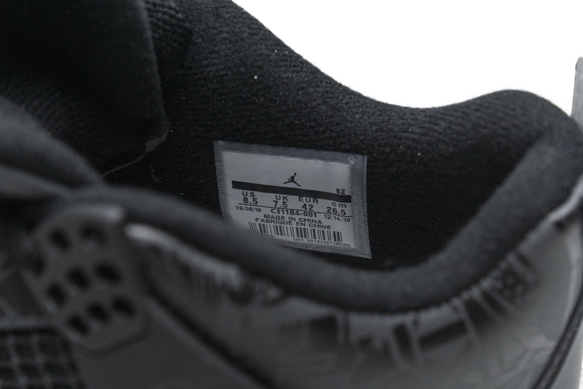 Air Jordan 4 Retro “Black Laser” CI1184-001