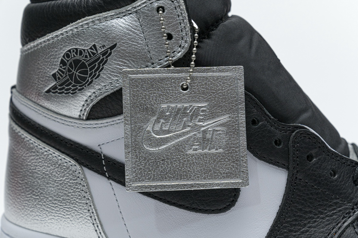 PK GOD   Air Jordan 1 High Silver Toe CD0461-001