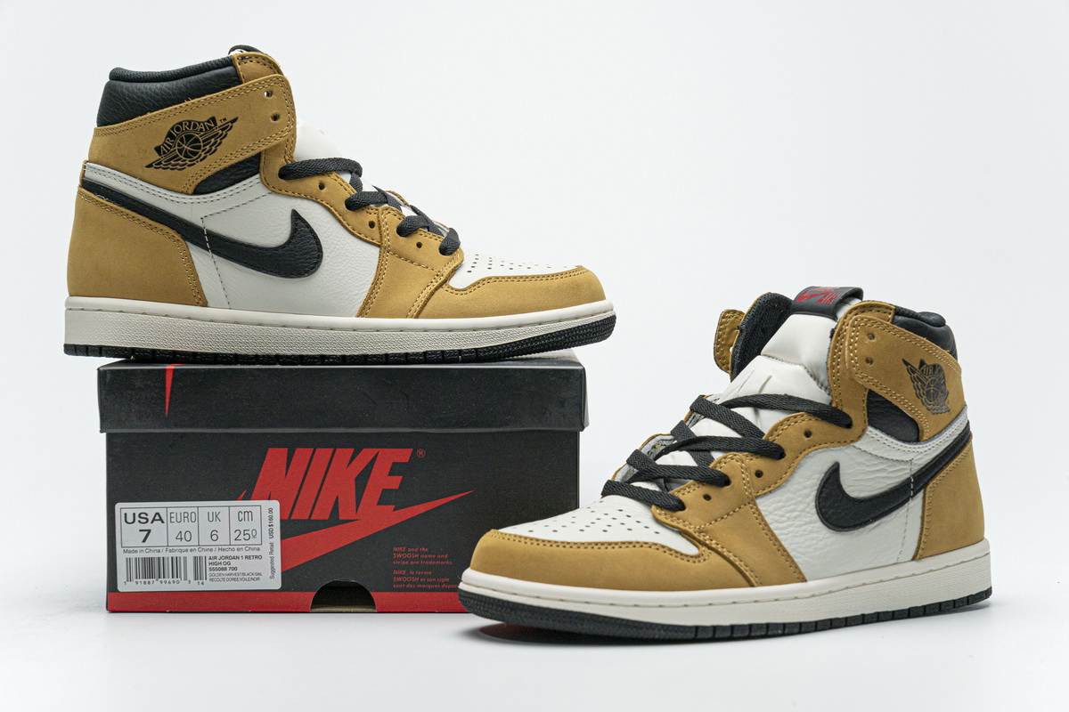 PK GOD Air Jordan 1 Retro High OG “Rookie of the Year   555088-700