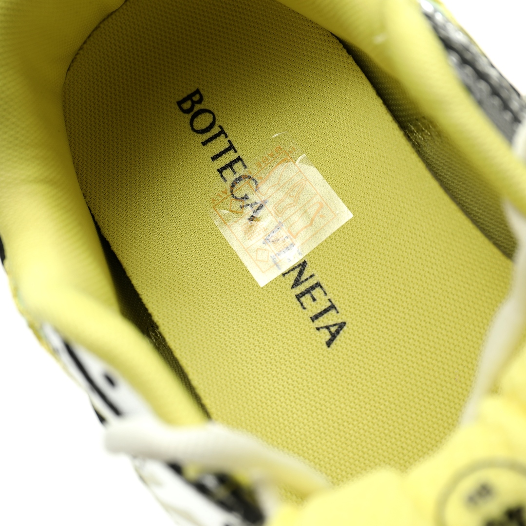 Bottega Veneta Orbit Lace-up Low Sneakers Jelly Yellow 741357v2x407421