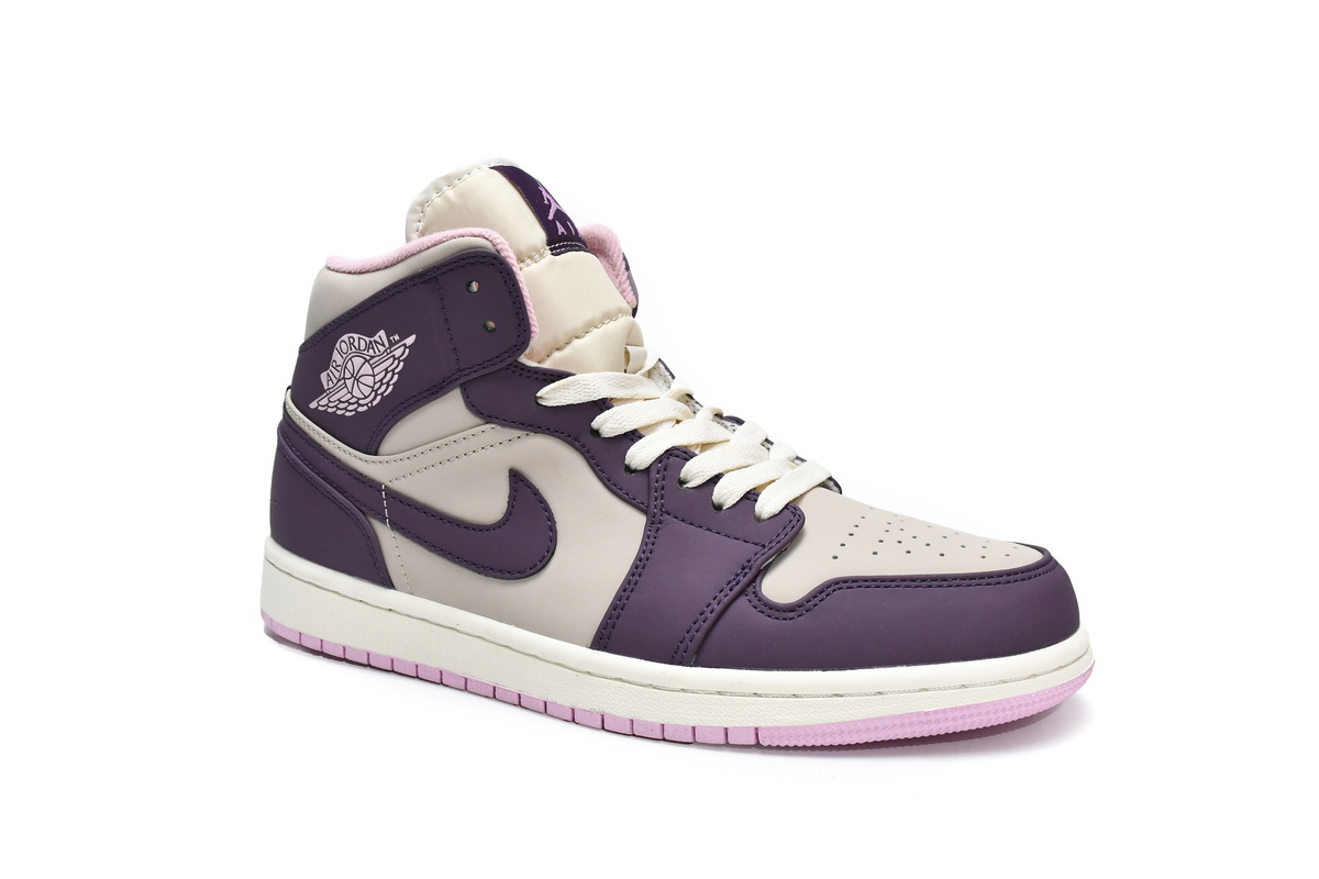 Air Jordan 1 Mid GS Pro Purple 555112-500