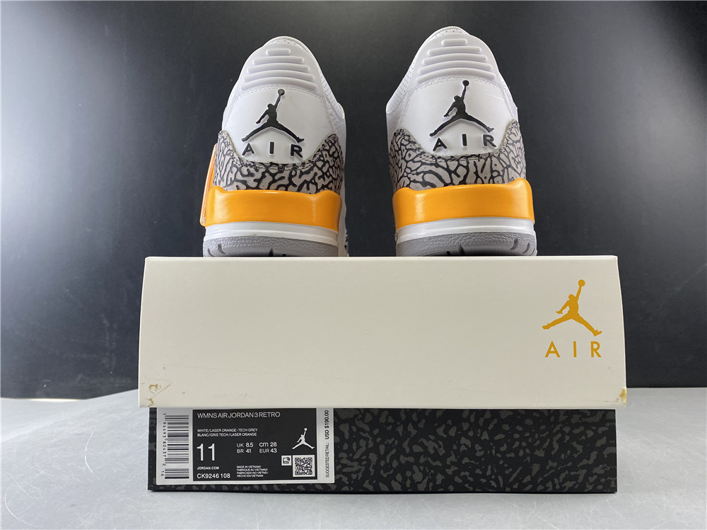 Air Jordan 3 WMNS “Laser Orange”   CK9246-108