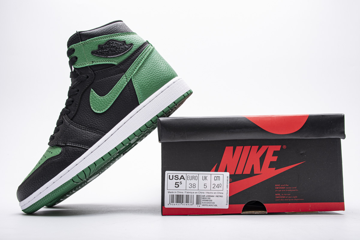 DG  Air Jordan 1 Retro High OG “Pine Green”   555088-030