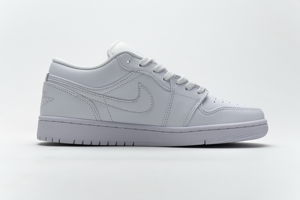 Air Jordan 1 Low White Pure Platnium 553558 111