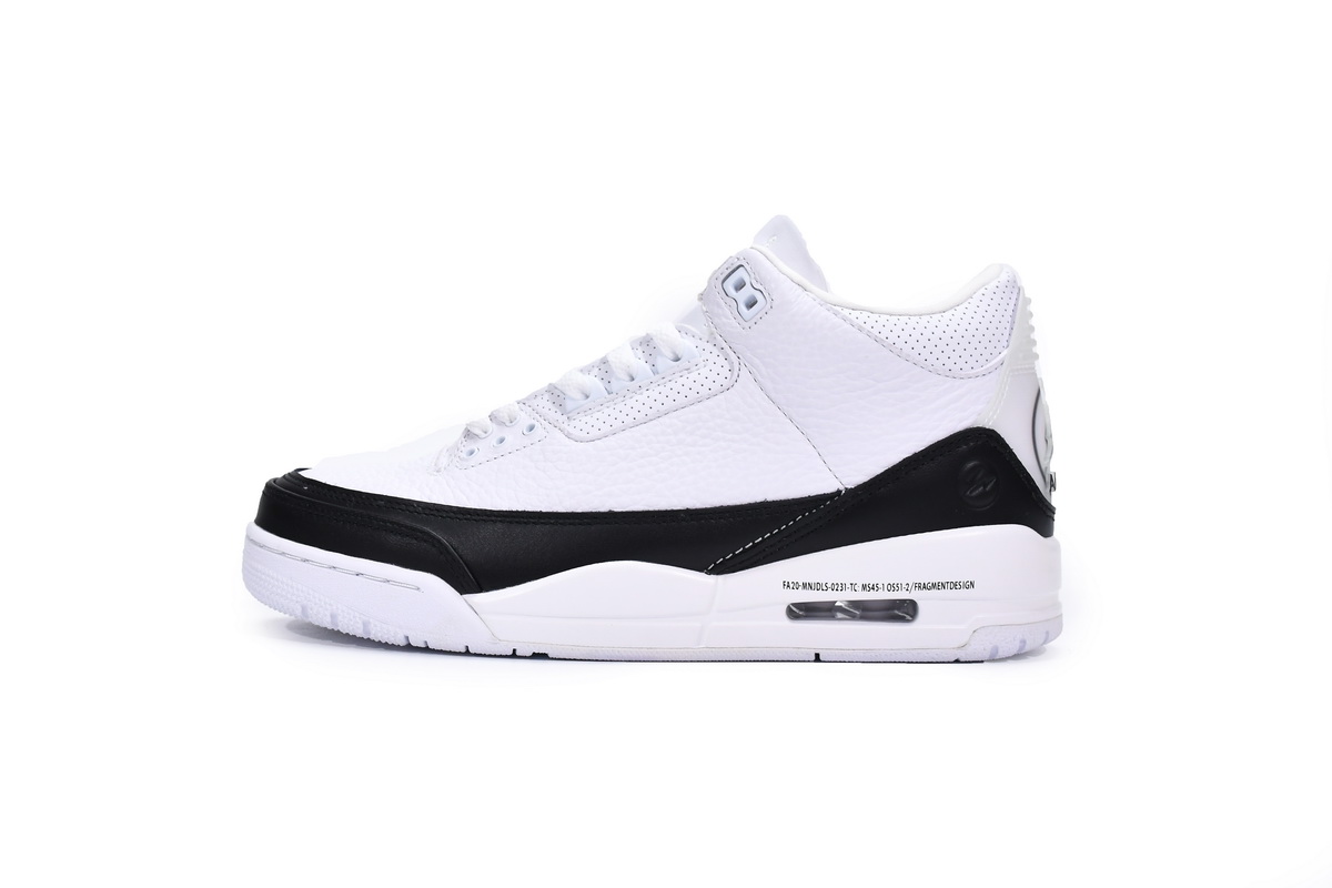 Fragment Design x Air Jordan 3 Black White DA3595-100