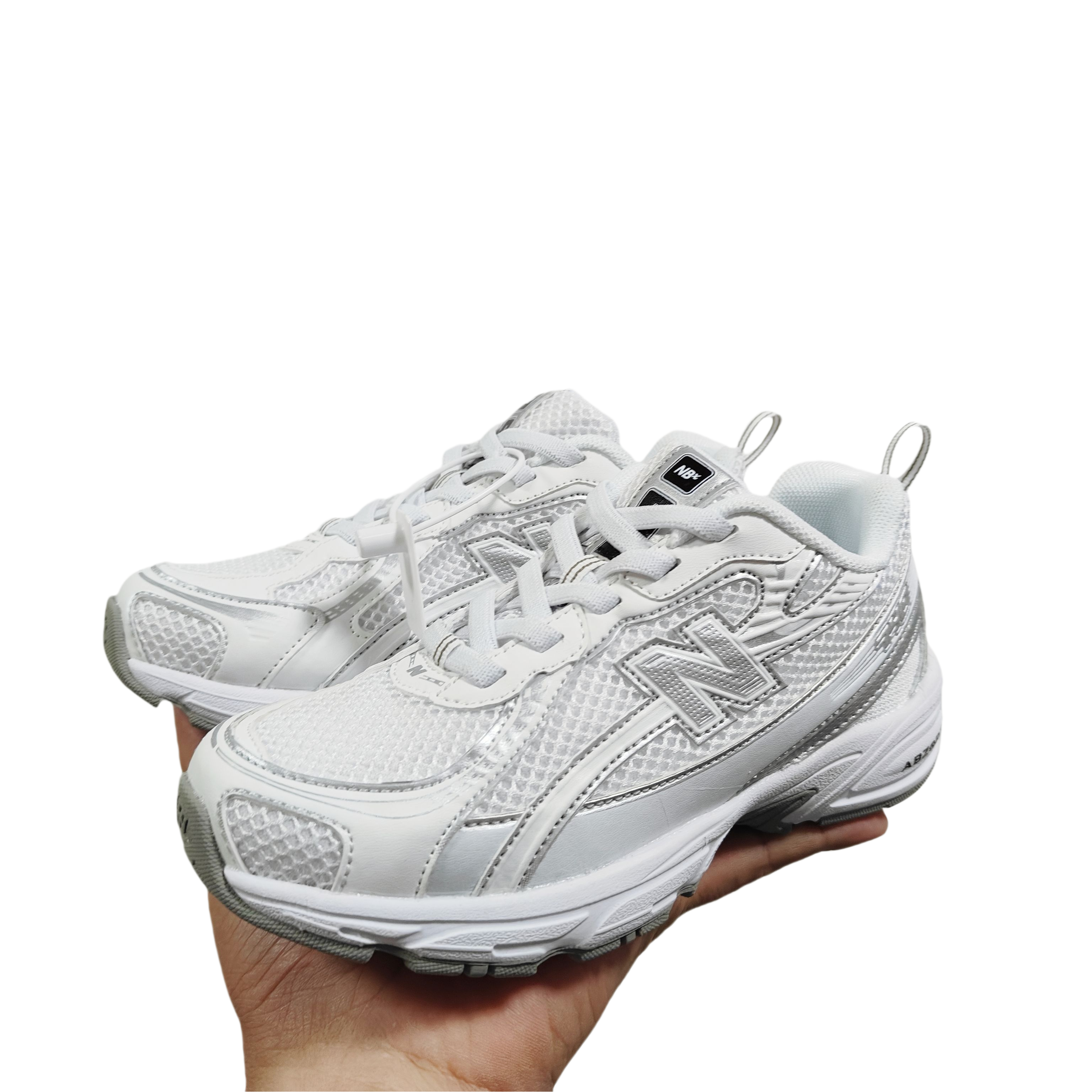 New Balance 740 Kids Sneaker White Silver