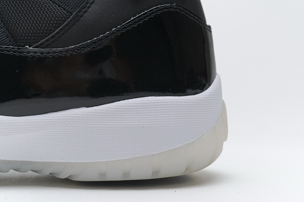Air Jordan 11 25th Anniversary Black Silver Eyelets CT8012-011