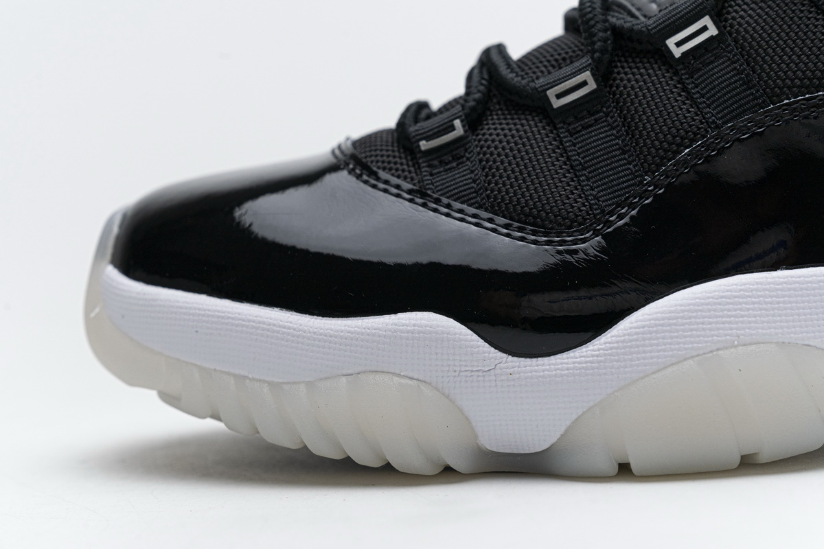 Air Jordan 11 25th Anniversary Black Silver Eyelets CT8012-011