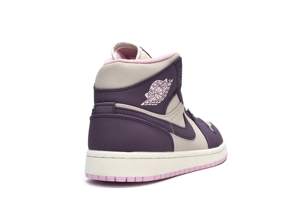 Air Jordan 1 Mid GS Pro Purple 555112-500