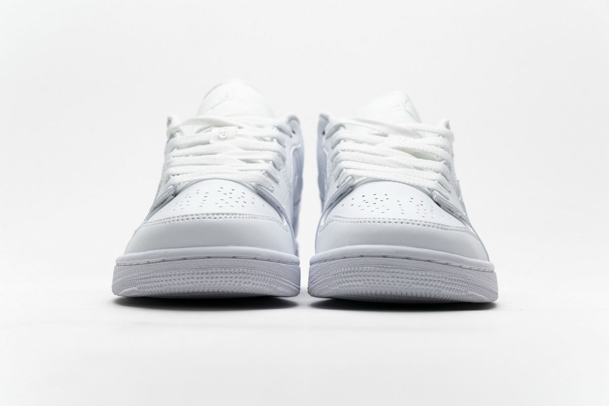 Air Jordan 1 Low White Pure Platnium 553558 111