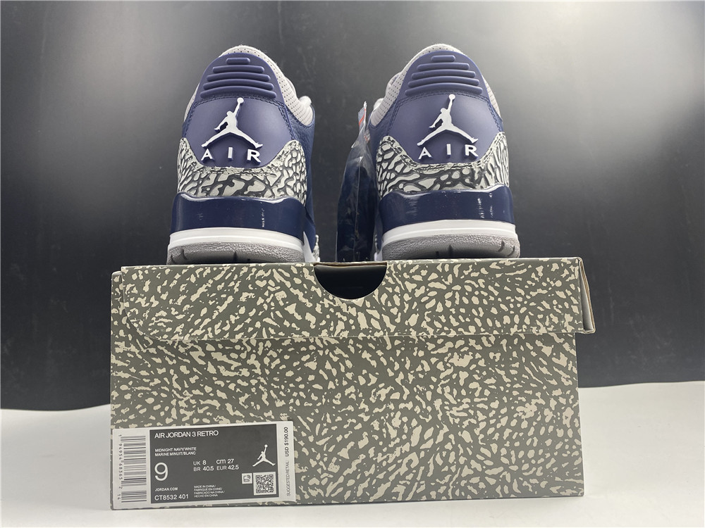 Air Jordan 3 “Midnight Navy”    CT8532-401