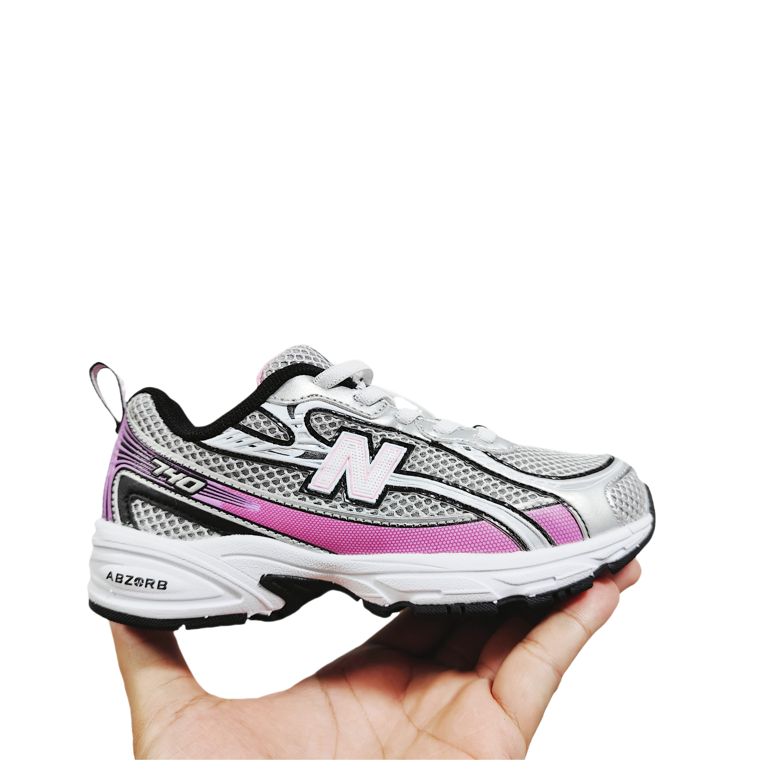 New Balance 740 Kids Sneaker Gray Pink