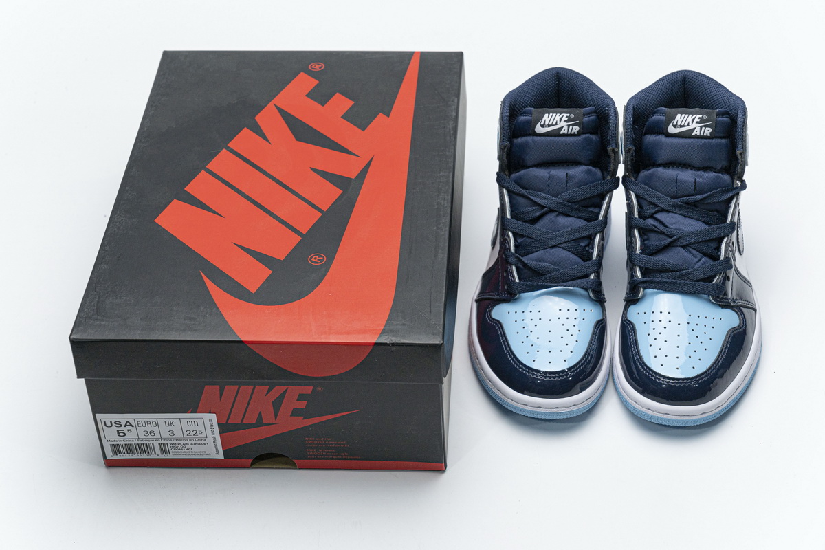 PK GOD   Air Jordan 1 Retro High OG “UNC Patent”   CD0461-401