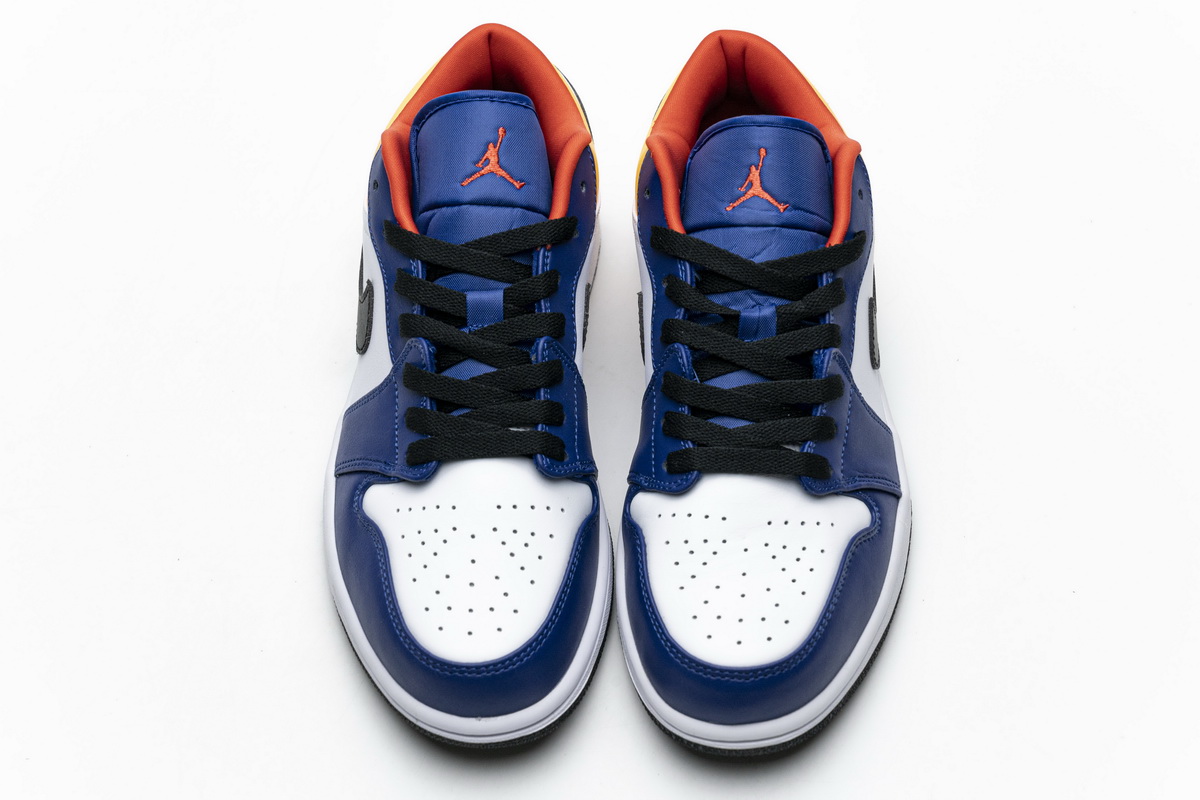 Air Jordan 1 Low Blue Yellow Orange  553558-123