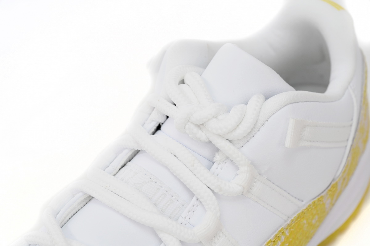 Air Jordan 11 Retro Low WMNS “Yellow Snakeskin  AH7860-107