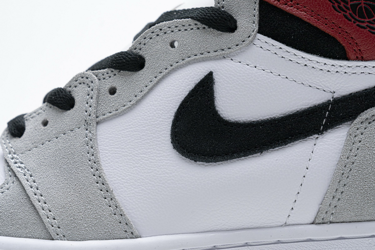 Air Jordan 1 High Smoke Grey Red  555088-126