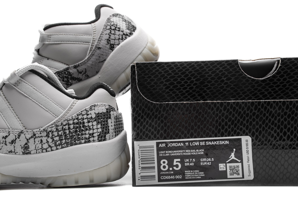 Air Jordan 11 Low “Light Bone” CD6846-002
