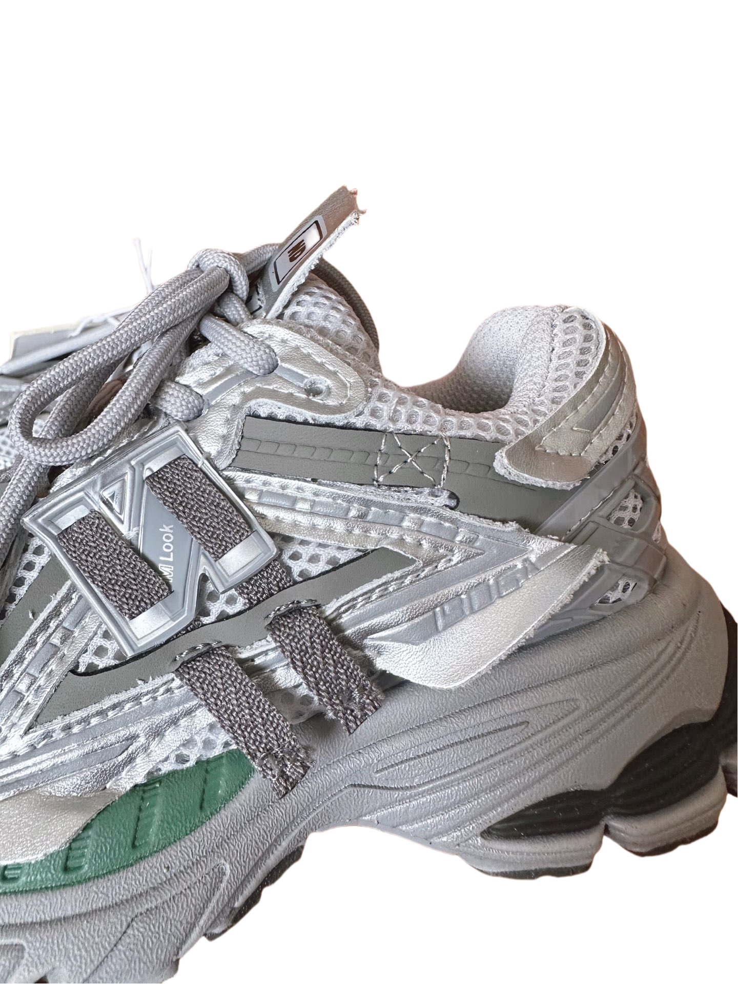 New Balance 1960 Kids Sneaker Silver green black