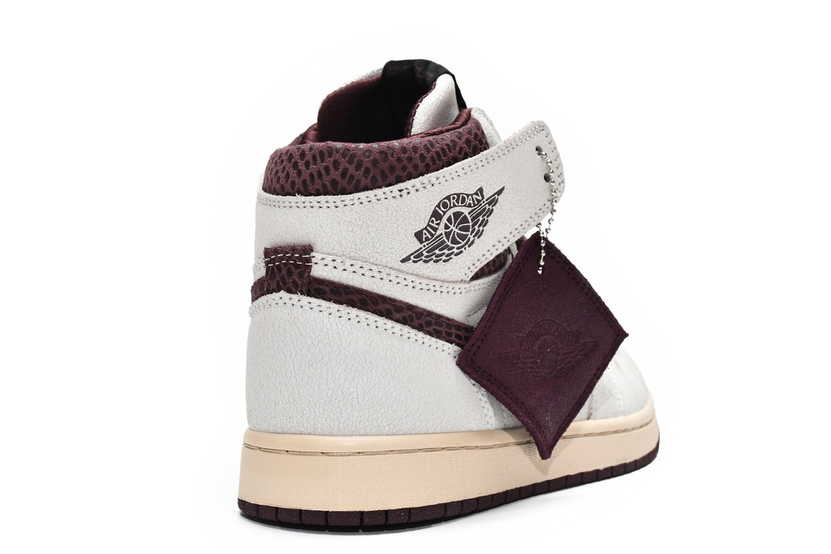 Air Jordan 1 High OG Sail and Burgundy Crush  DO7097-100
