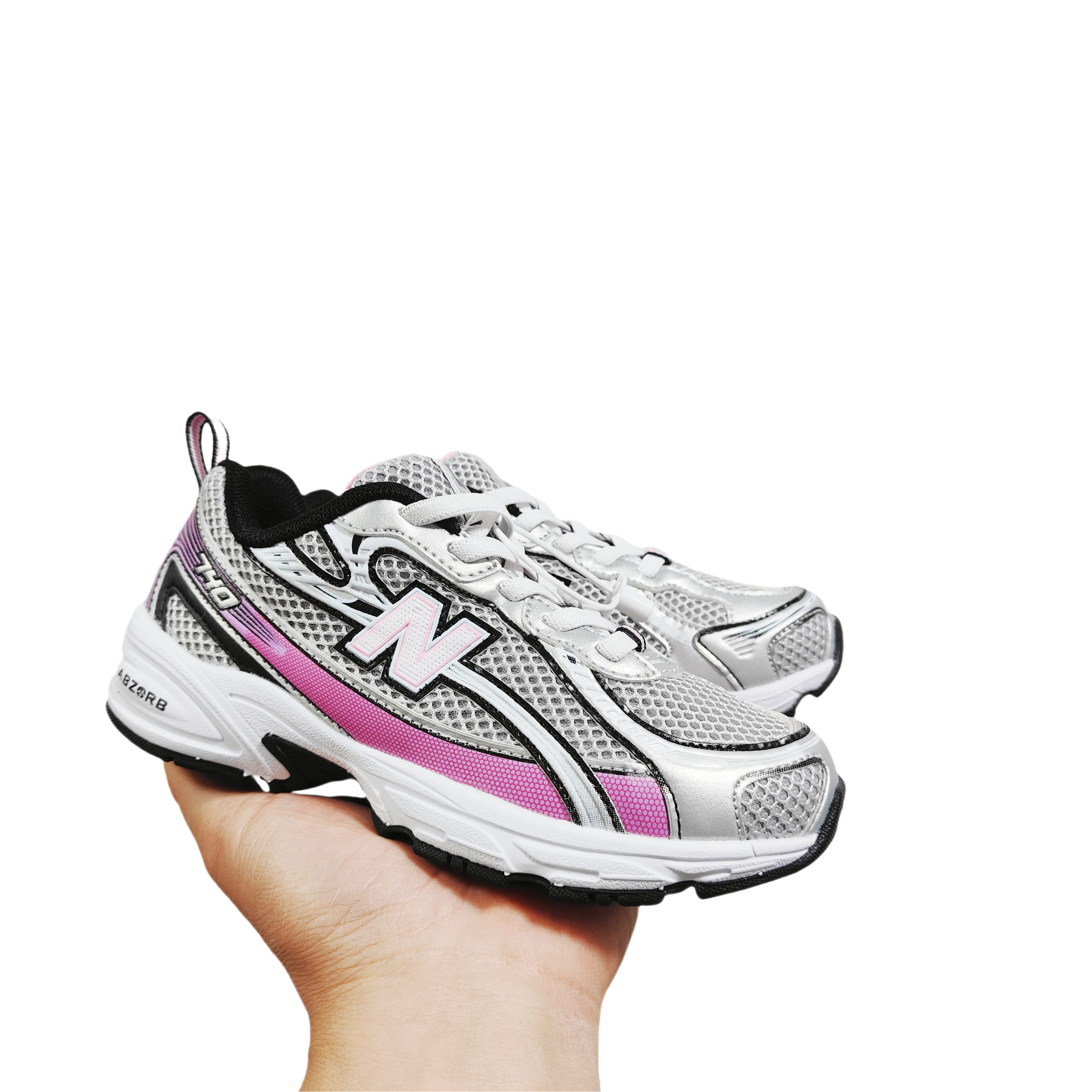 New Balance 740 Kids Sneaker Gray Pink
