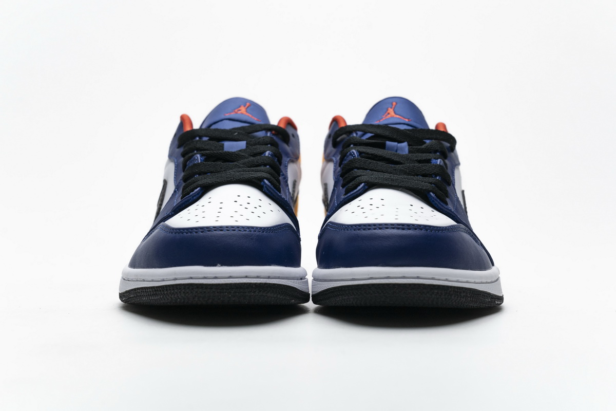 Air Jordan 1 Low Blue Yellow Orange  553558-123